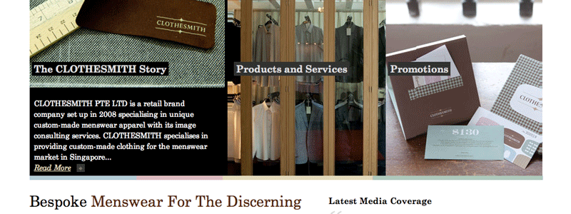 CLOTHESMITH Web Design and WordPress Theming