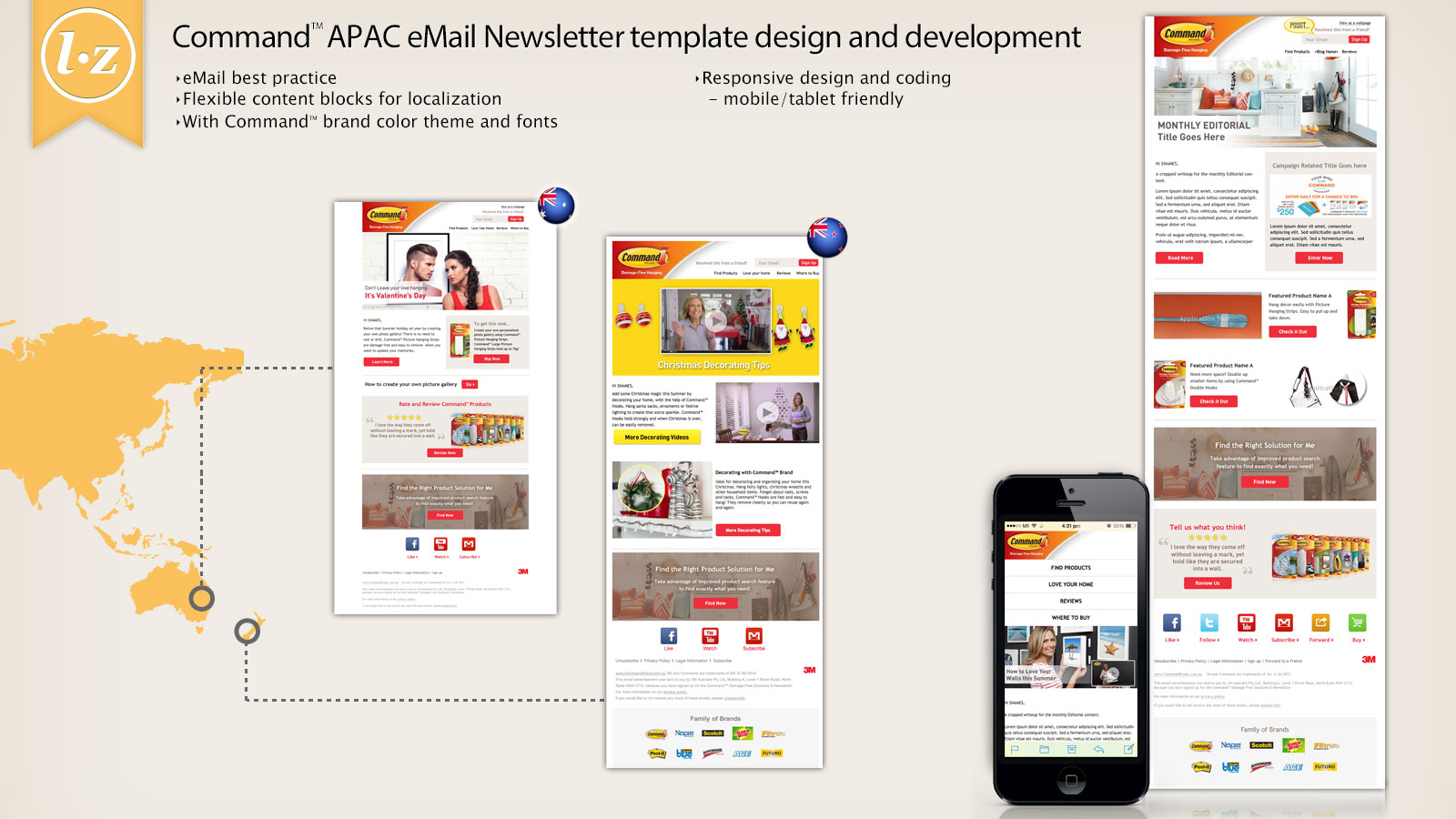 Responsive eNewsletter design and development