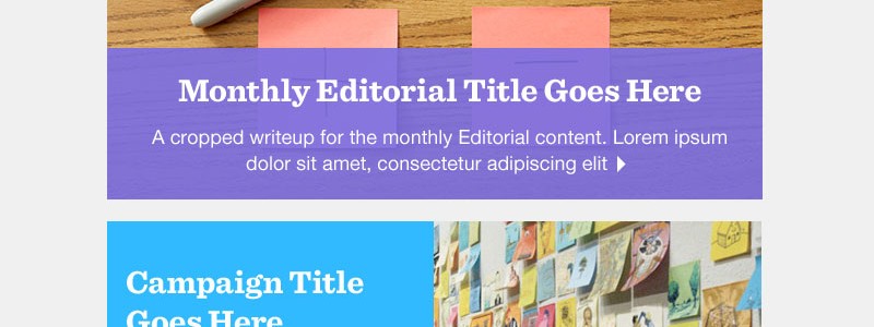 Post-it Responsive eNewsletter