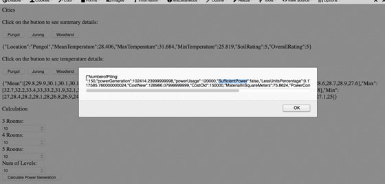 Javascript拉数据和计算算法的未加工界面
